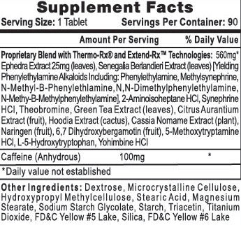 Lipo drene by Hi-Tech Pharmaceuticals by Hi-Tech Pharmaceuticals  - Supplement Facts