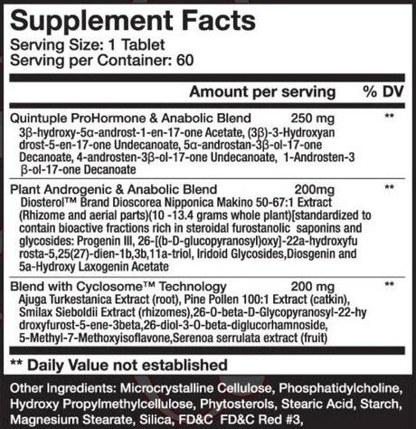 Monster Plexx by Innovative Labs - Supplements Facts