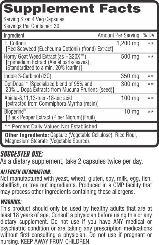 PCT Assist by Competitive Edge Labs - Supplement Facts