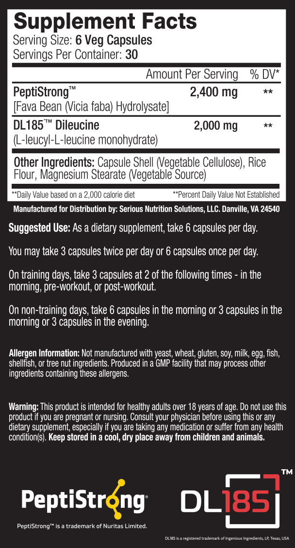 Pepti-Bolic by SNS - Supplement Facts