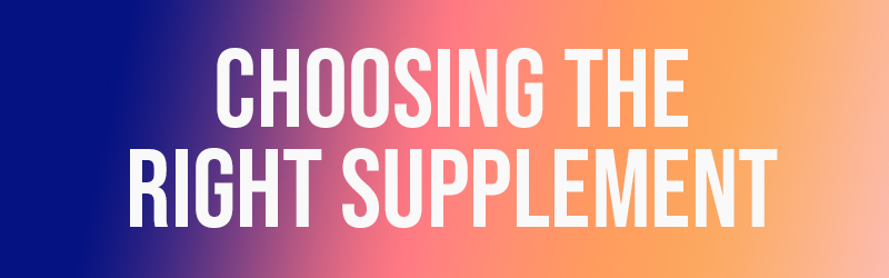 Choosing the right supplement for muscle building