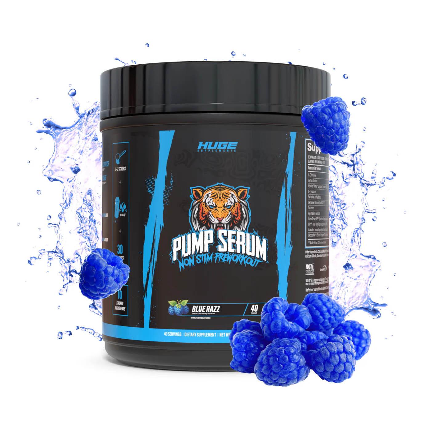 Huge Supplements Pump Serum - Stim Free Pre-Workout