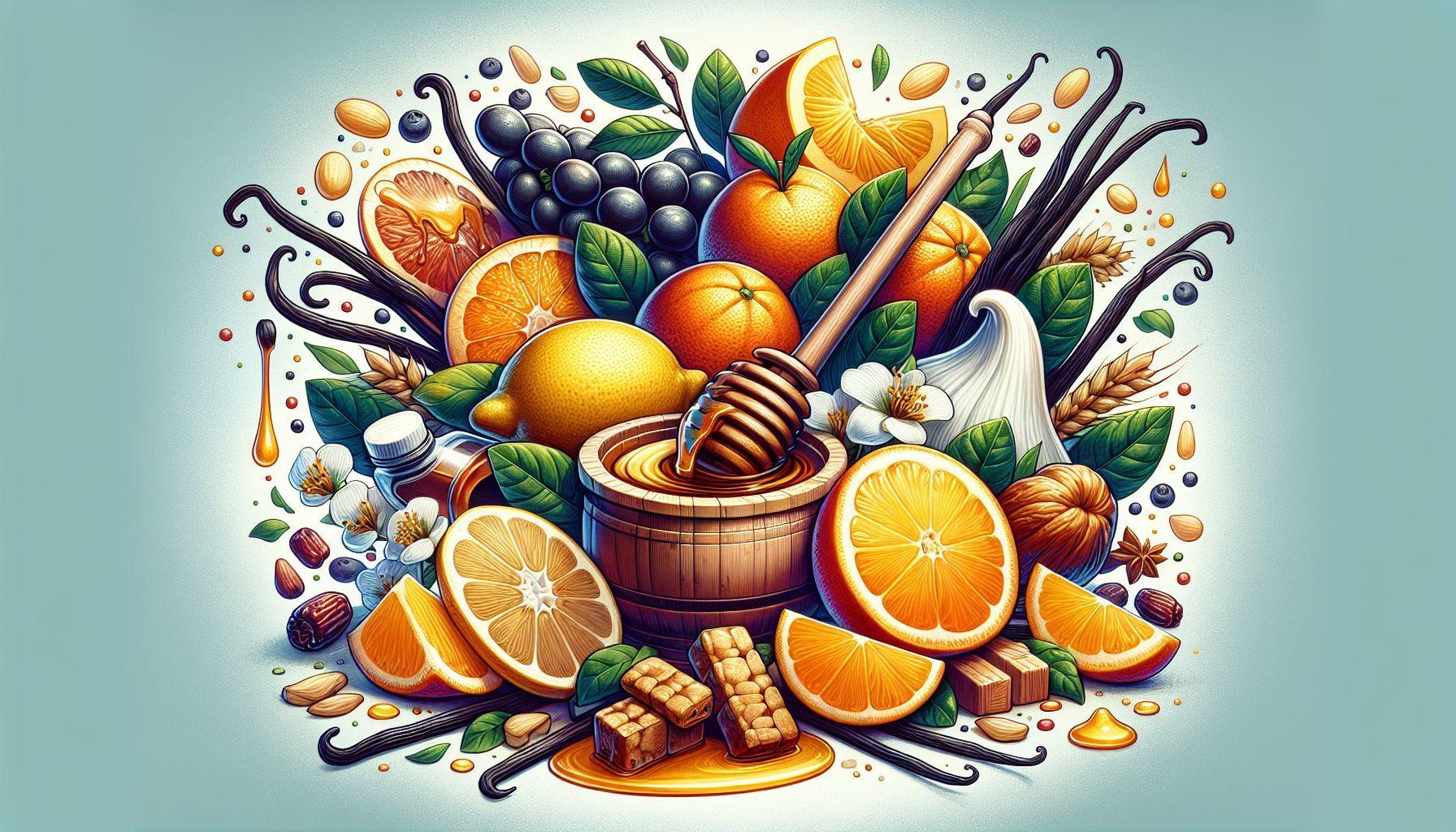 Illustration of natural flavoring