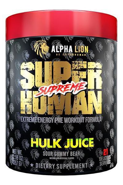 SuperHuman Extreme Pre Workout by Alpha Lion